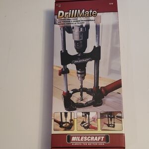 DrillMate Portable Drill Press - Black and Red